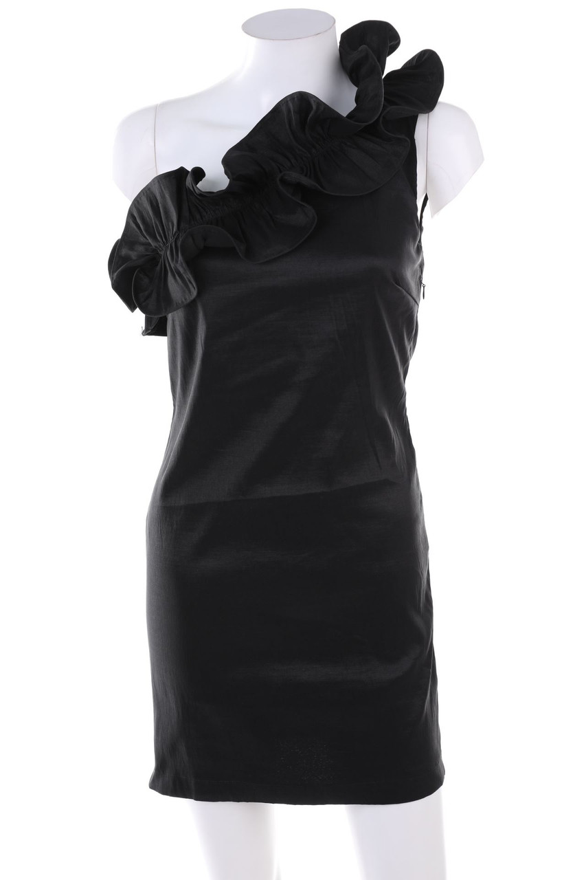 SECONDHAND - One shoulder-Party Dress with Volants - M