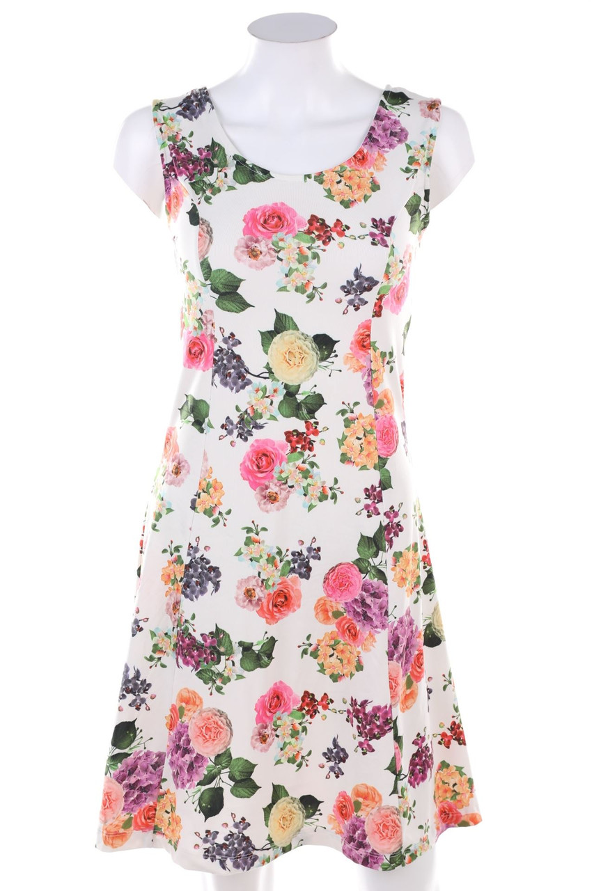 SECONDHAND - Mini Dress with Flower Print - M