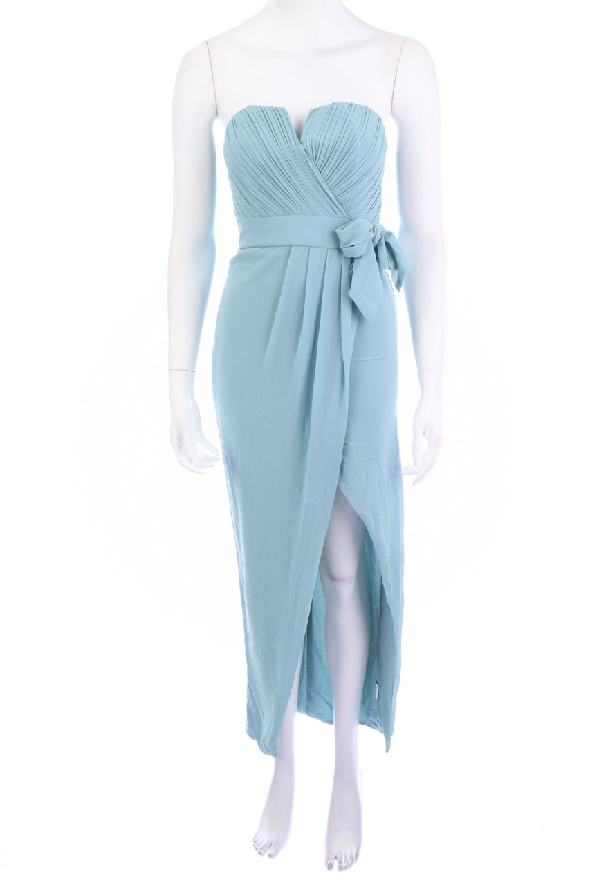 TFNC LONDON - Evening Gown with Wrap-Effect with Slit - D 32