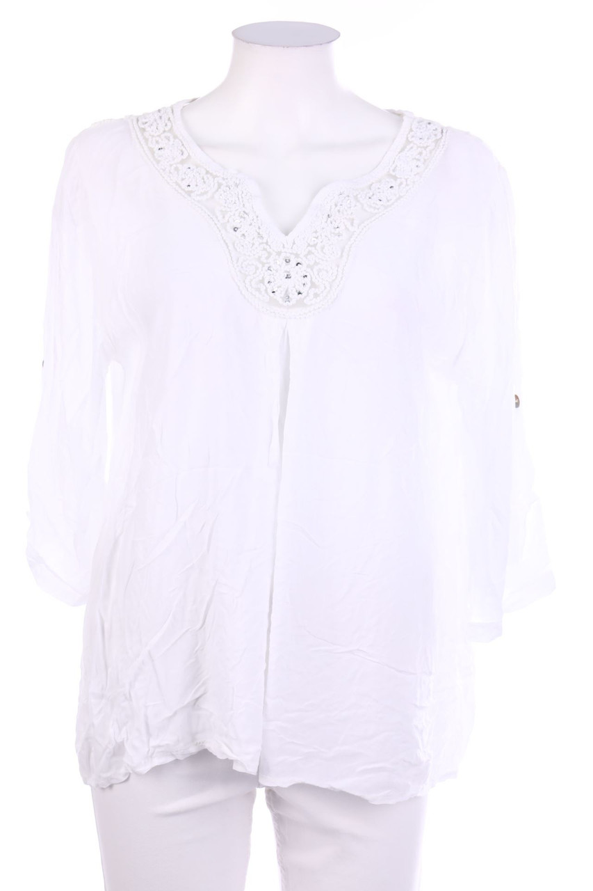 TODAY - Blouse with 3/4 Sleeve - L