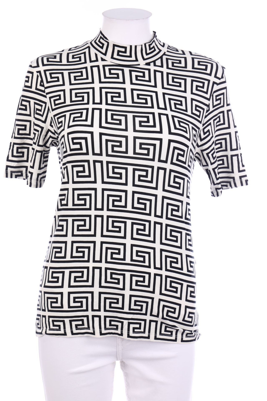 AMISU - Shortsleeve-Shirt with Pattern - L