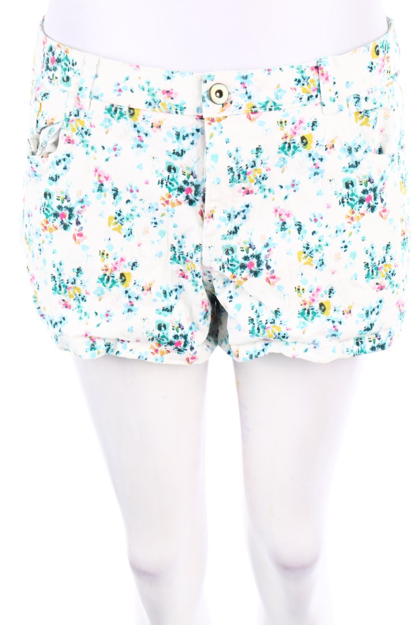 H&M - Baumwoll-Jeans-Shorts mit Stretch - XL