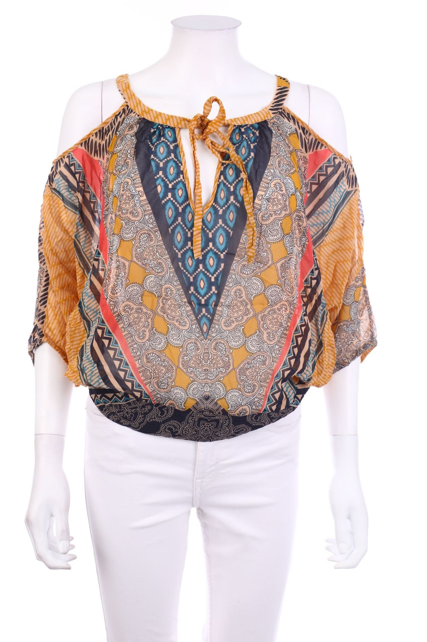 WAREHOUSE - Seiden-Bluse - L