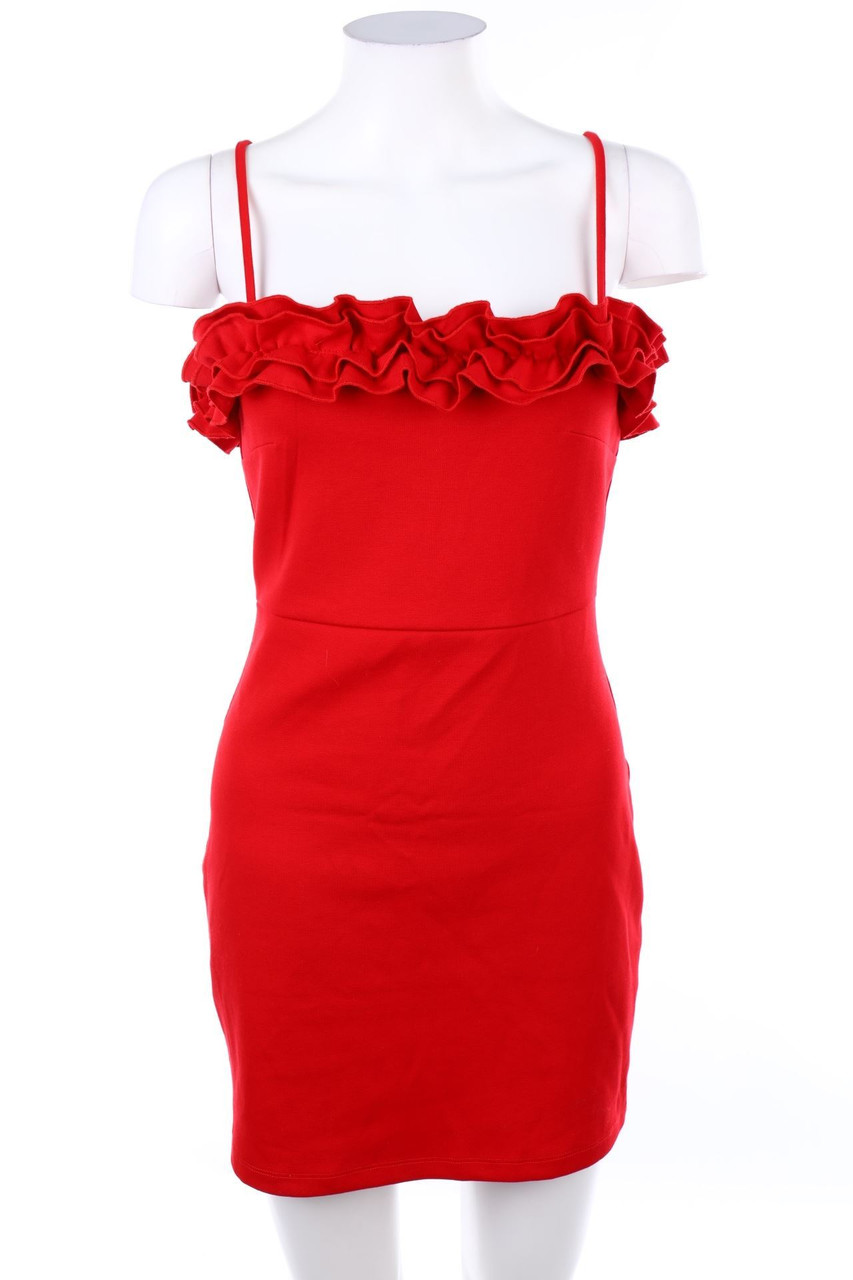 No Label - Mini Dress with Volants - XXS