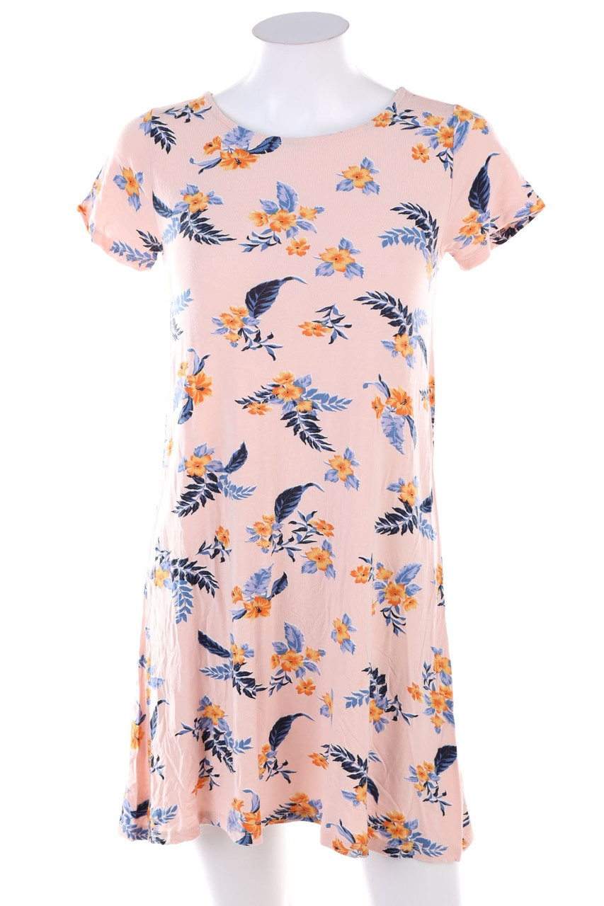 Lefties - Dress with Tropical Print - S