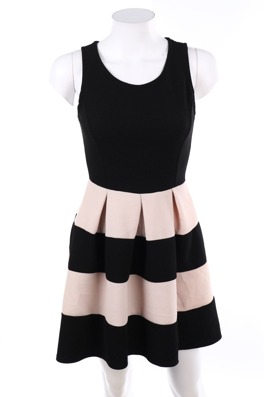 No Label - Cocktail Dress with Stripes - S