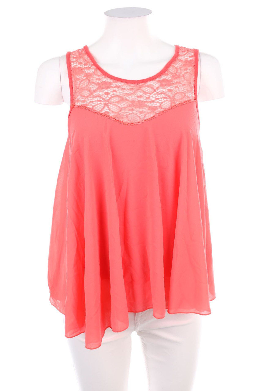 TODAY - Blouse Top with Lace - M