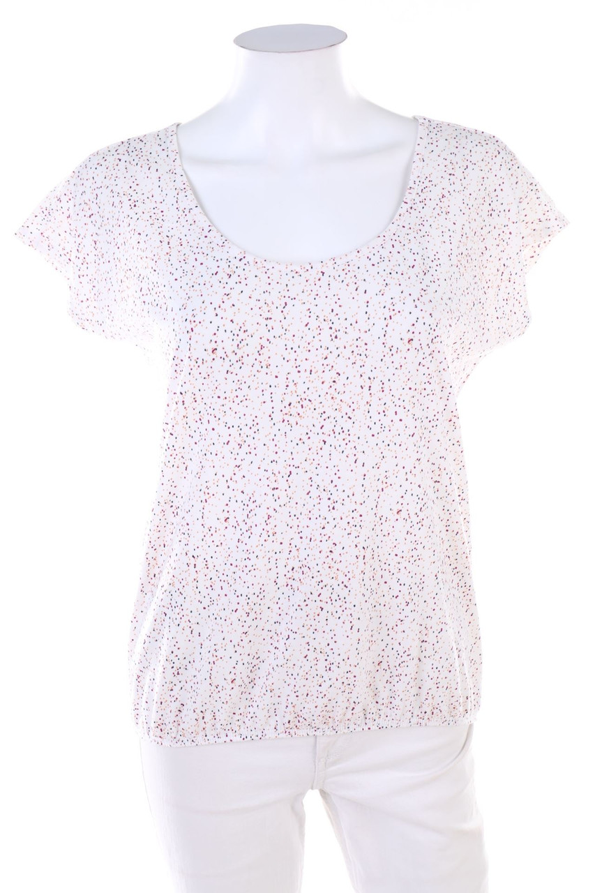 ESPRIT de corp - Kurzarm-Shirt mit Punkten - S