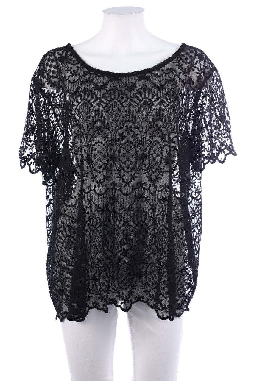 Janina - Kurzarm-Bluse - XXXXL