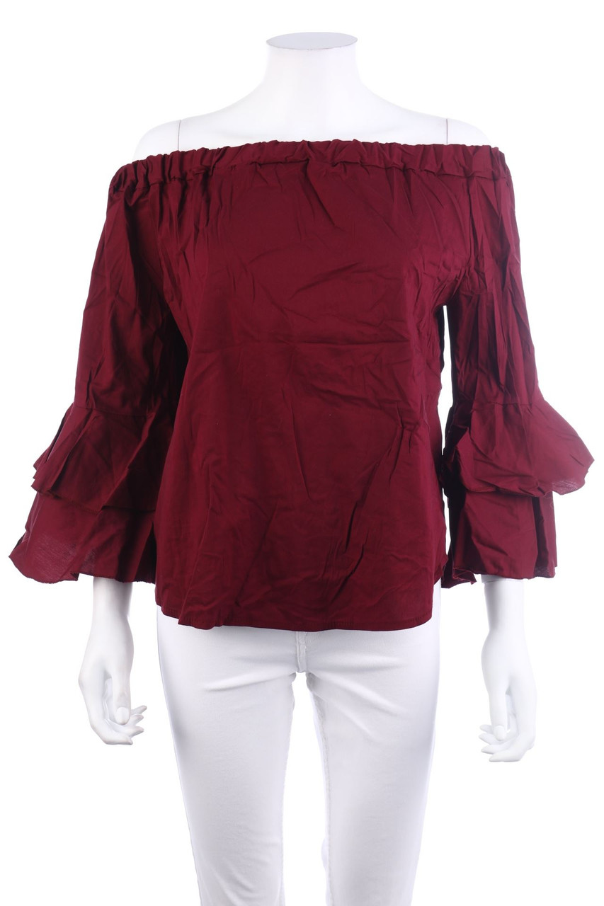 TODAY - Off-the-shoulder blouse with Cotton - M