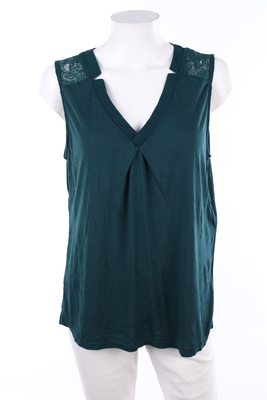 NAF NAF - Blusentop mit Spitze - XL