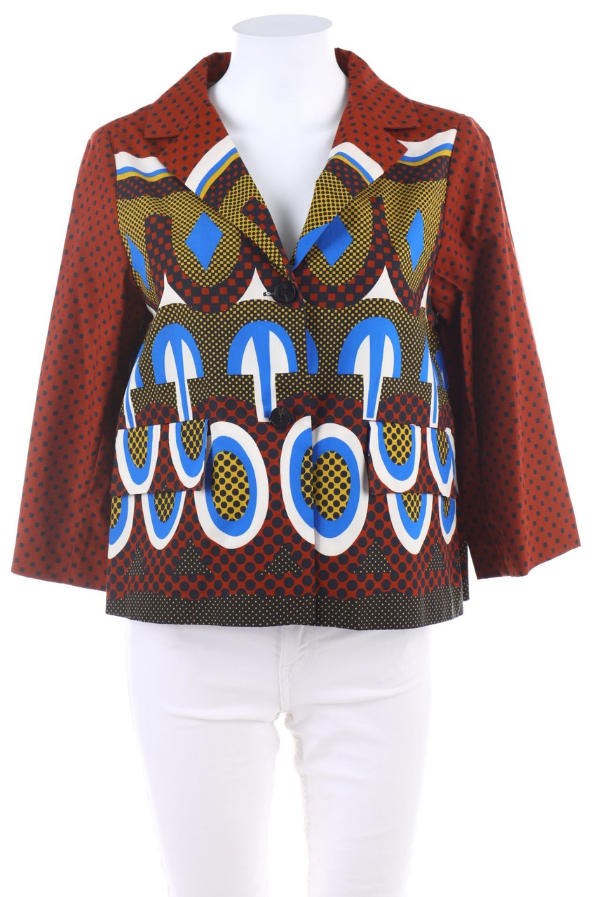 .TESSA - Blazer with Ethno Print - D 38