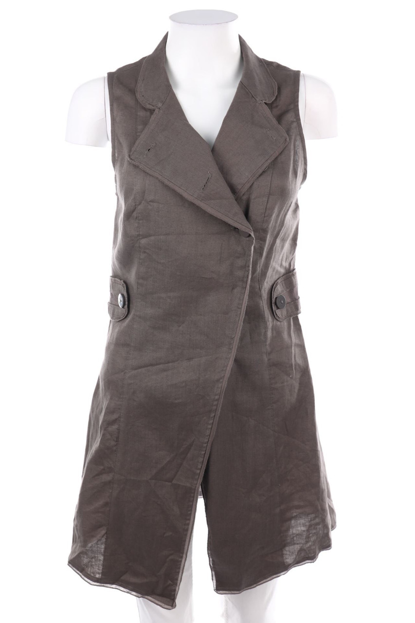 promod - Long-Weste mit Riegeln - S