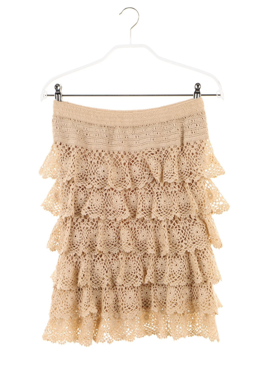 No Label - Knitted Skirt with Volants - S