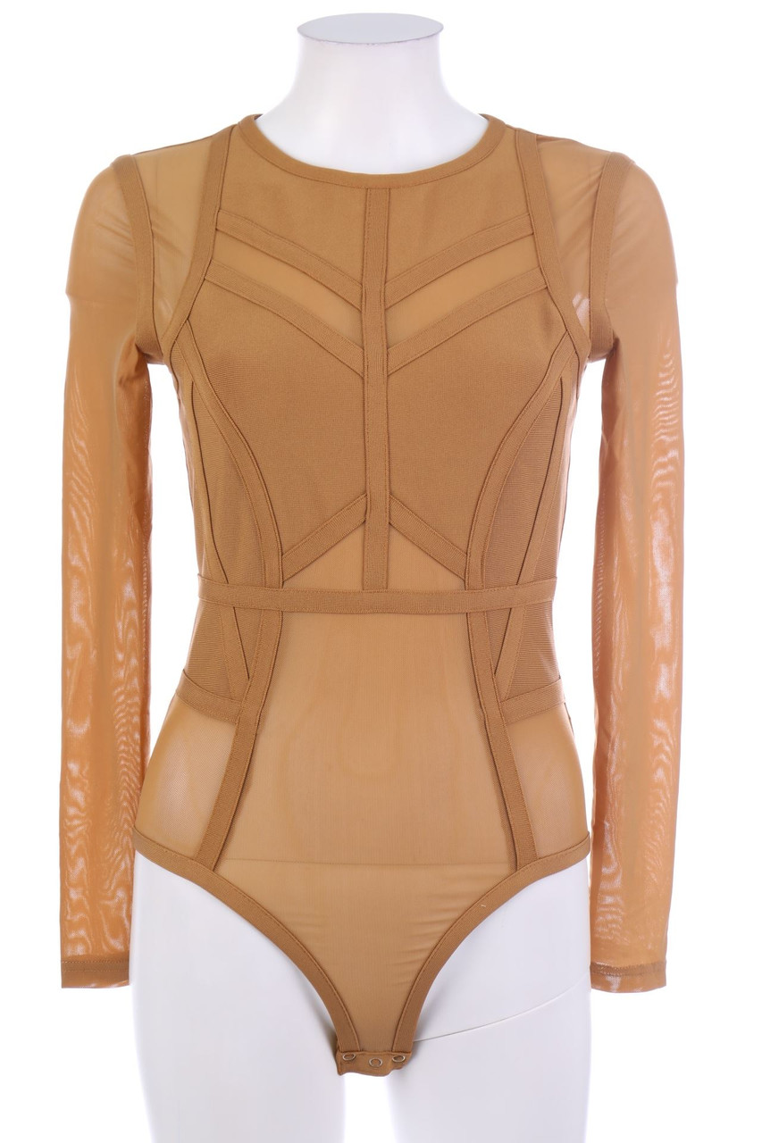 MISSUE - Sleveless Body with Mesh Insert - XS