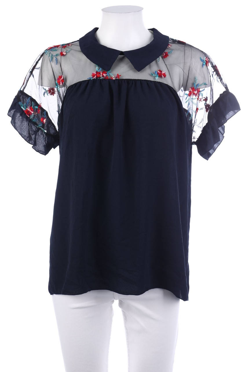 LADY BLUSH - Kurzarm-Bluse - XL