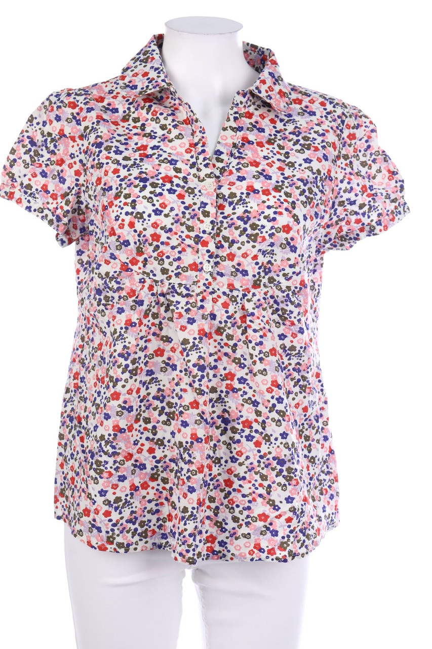 H&M - Hemd-Bluse mit kurzem Ärmel - M