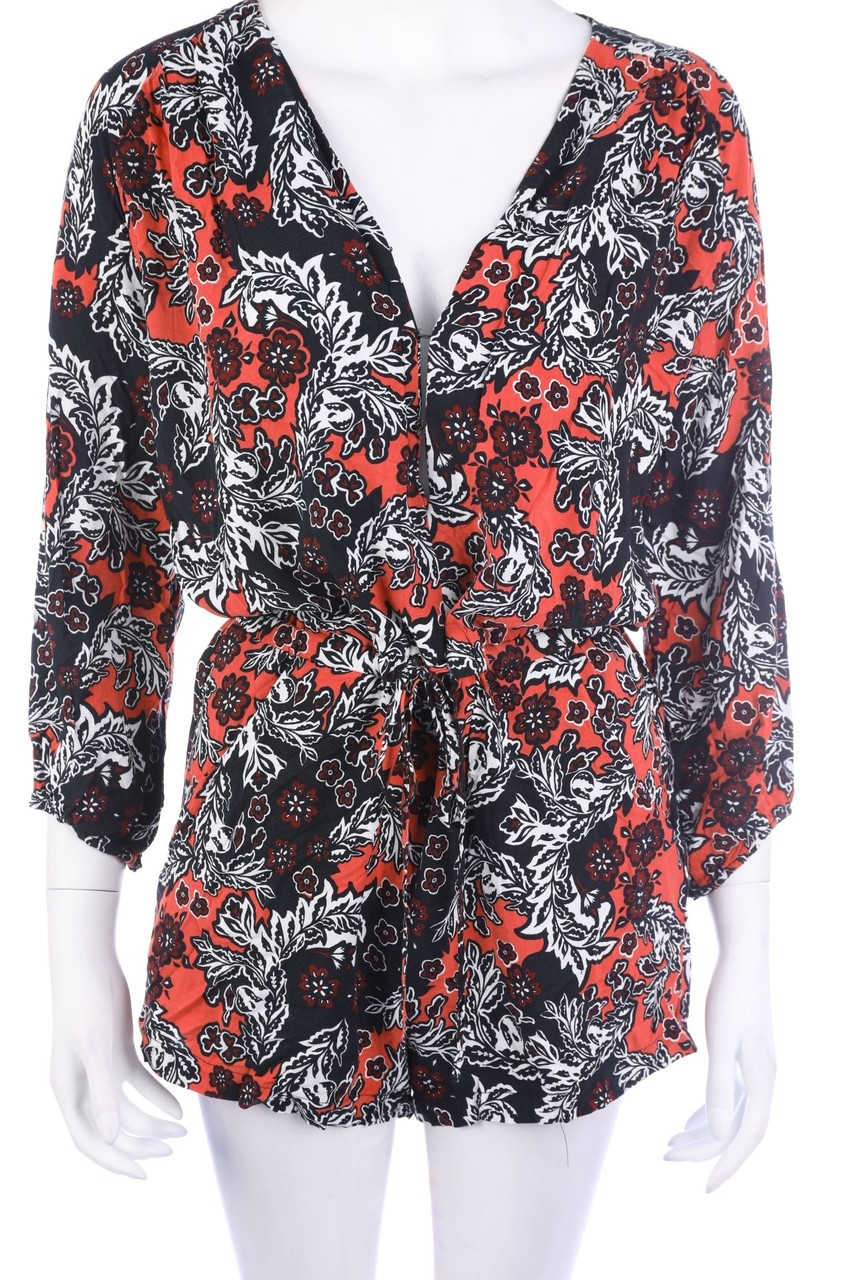 H&M - Playsuit mit langem Ärmel - L