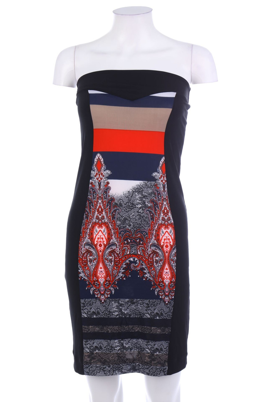 SECONDHAND - Dress with Ethno Print - S