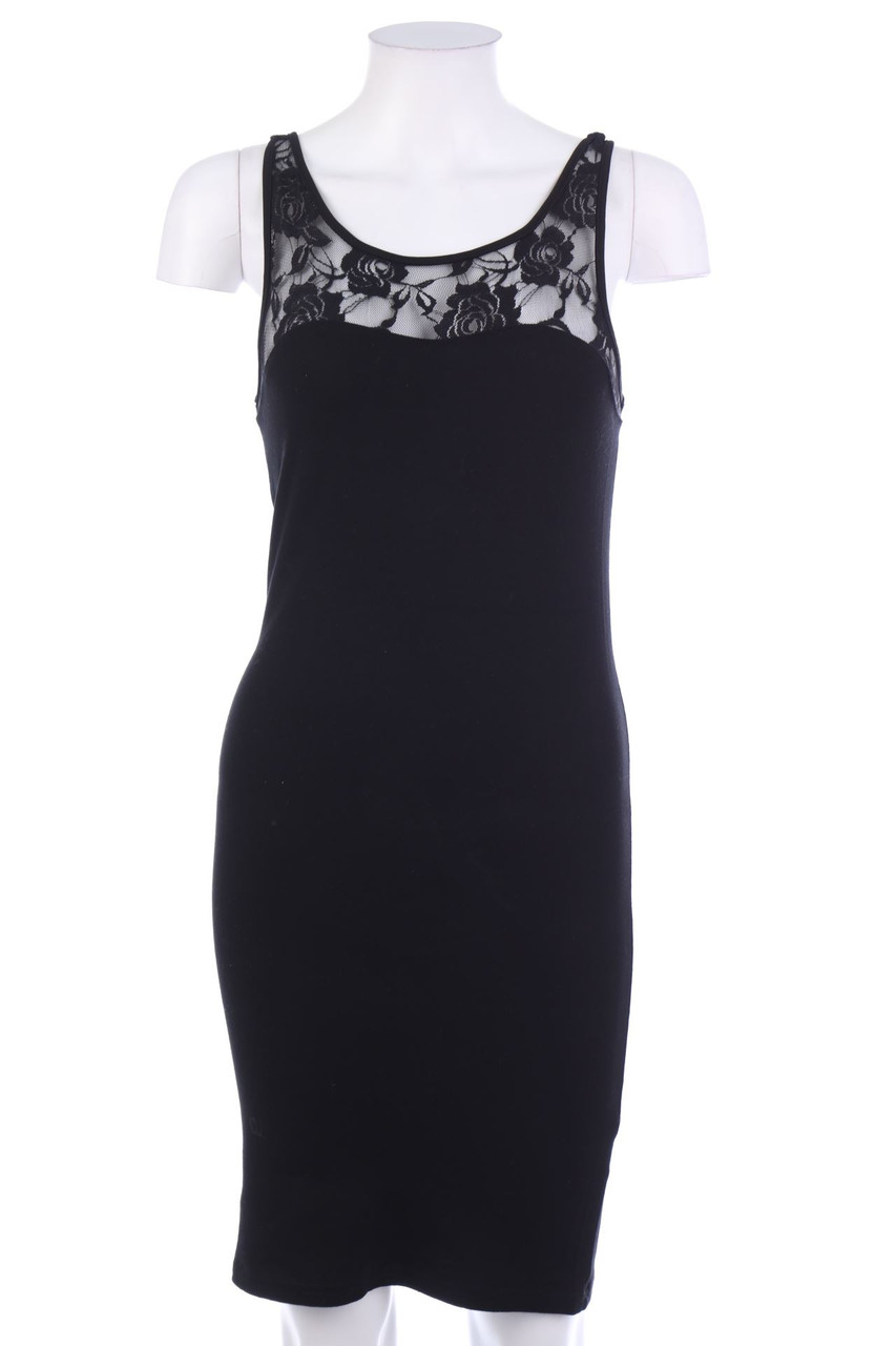 zebra - Cocktail Dress with Lace - M