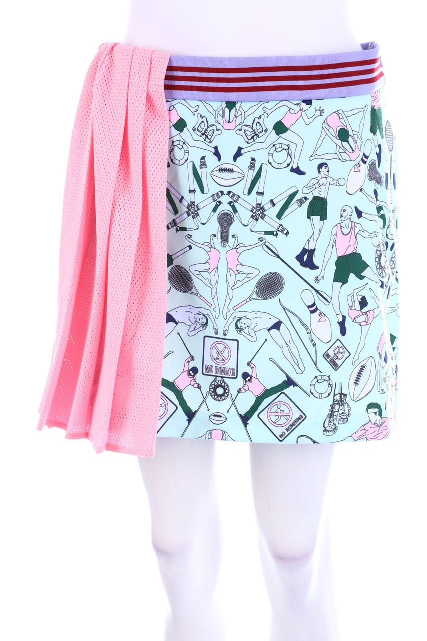 ADIDAS X MARY KATRANTZOU - Minirock im Layer Look - D 40