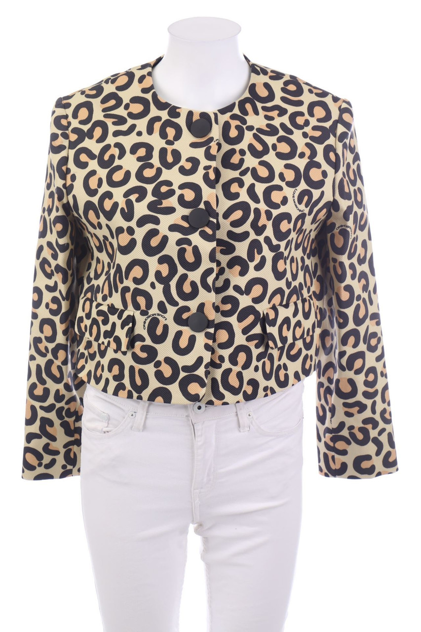 LOVE MOSCHINO - Blazer-Jacke mit Leo-Print - D 34