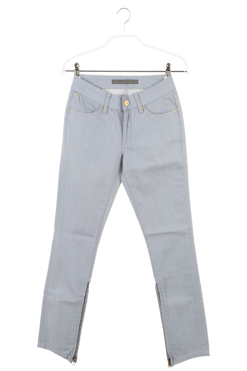 SUPERFINE - Skinny-Jeans mit Zipper - W25