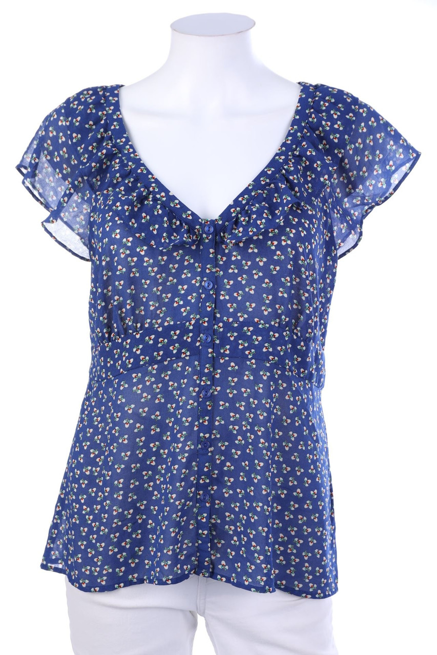 H&M - Kurzarm-Bluse - 2XL