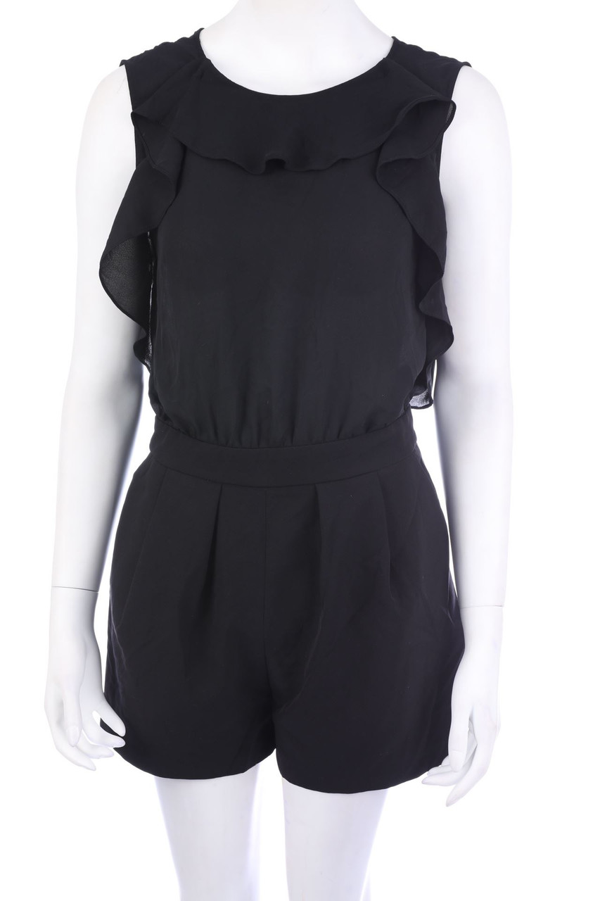 ZARA - Playsuit mit Volants - L