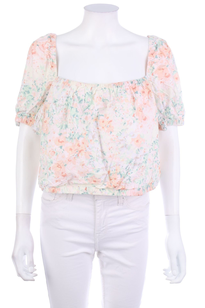 H&M - Bluse mit Blumen-Print - XL