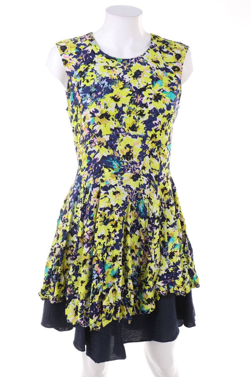 H&M - Kleid im Layer Look mit Blumen-Print - L