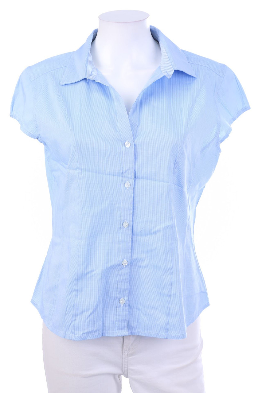 H&M - Hemd-Bluse mit kurzem Ärmel - M