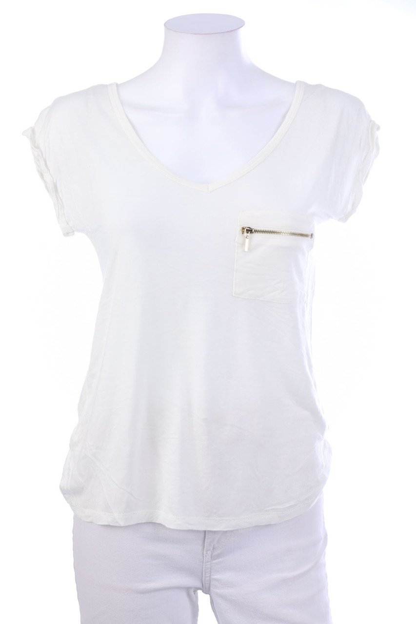 zebra - Shortsleeve-Shirt with Zipper - XS