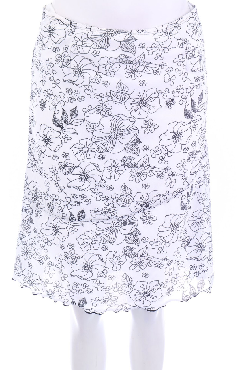 DESIGNERS - Skirt with Flower Print - S