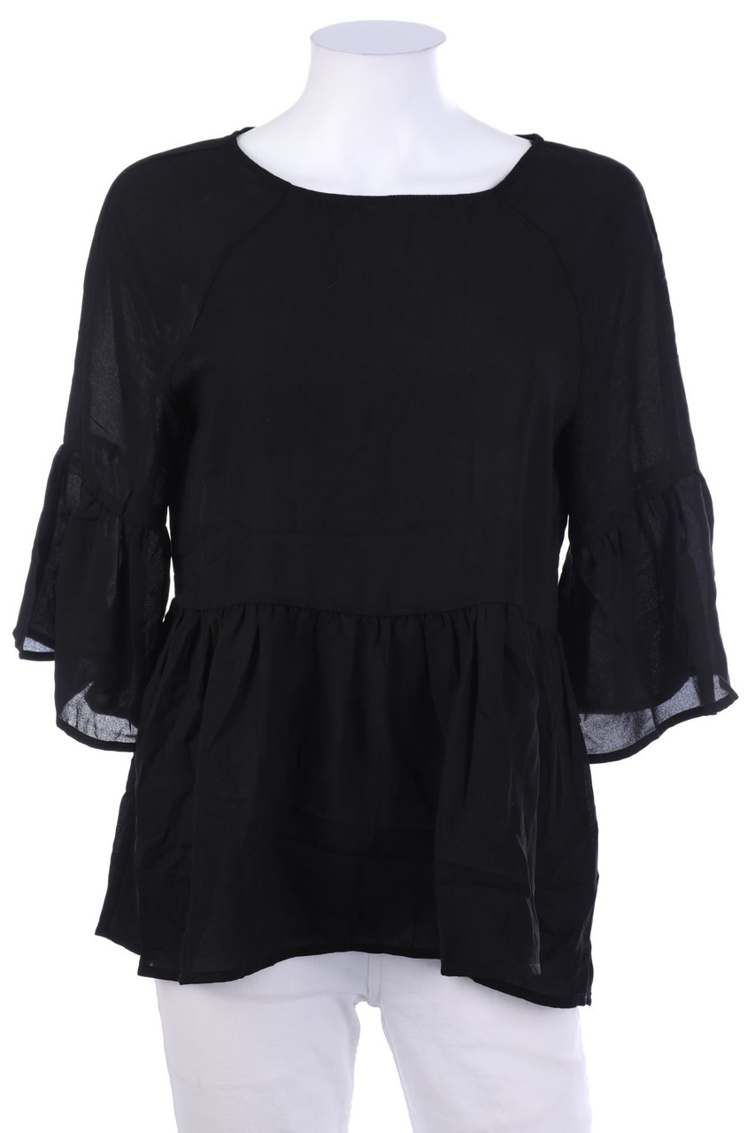 zebra - Ruffled Blouse - S