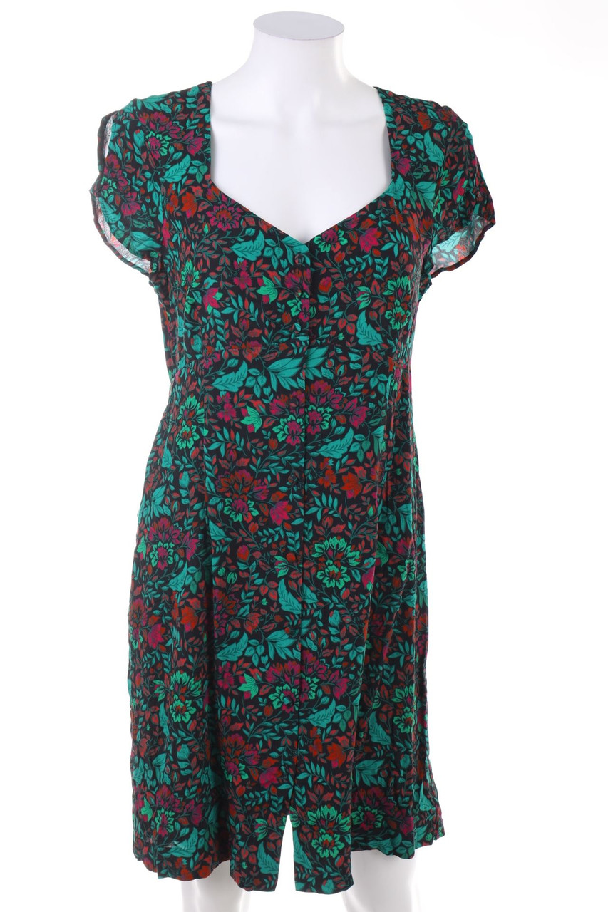 NAF NAF - Kleid mit Blumen-Print - L