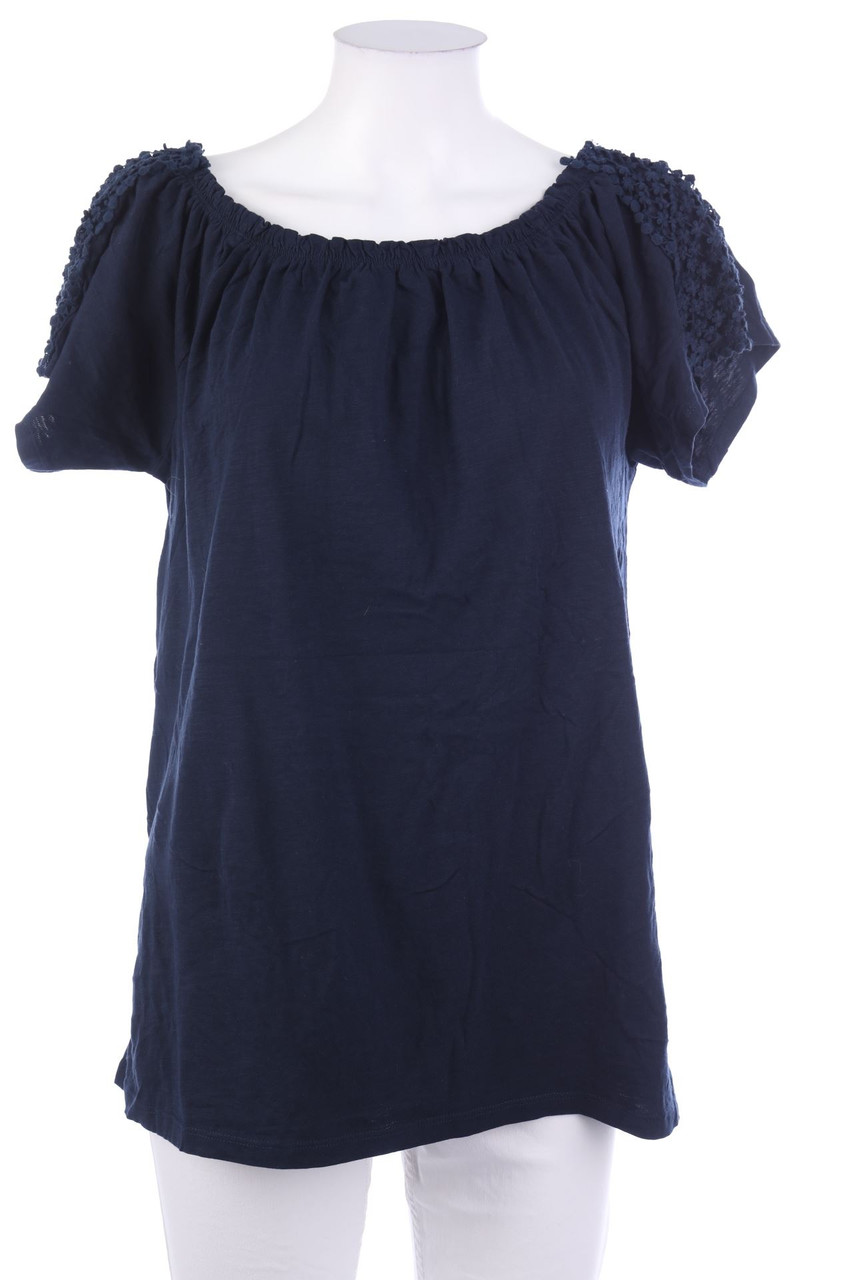 C&A - Kurzarm-Shirt mit Spitze - M