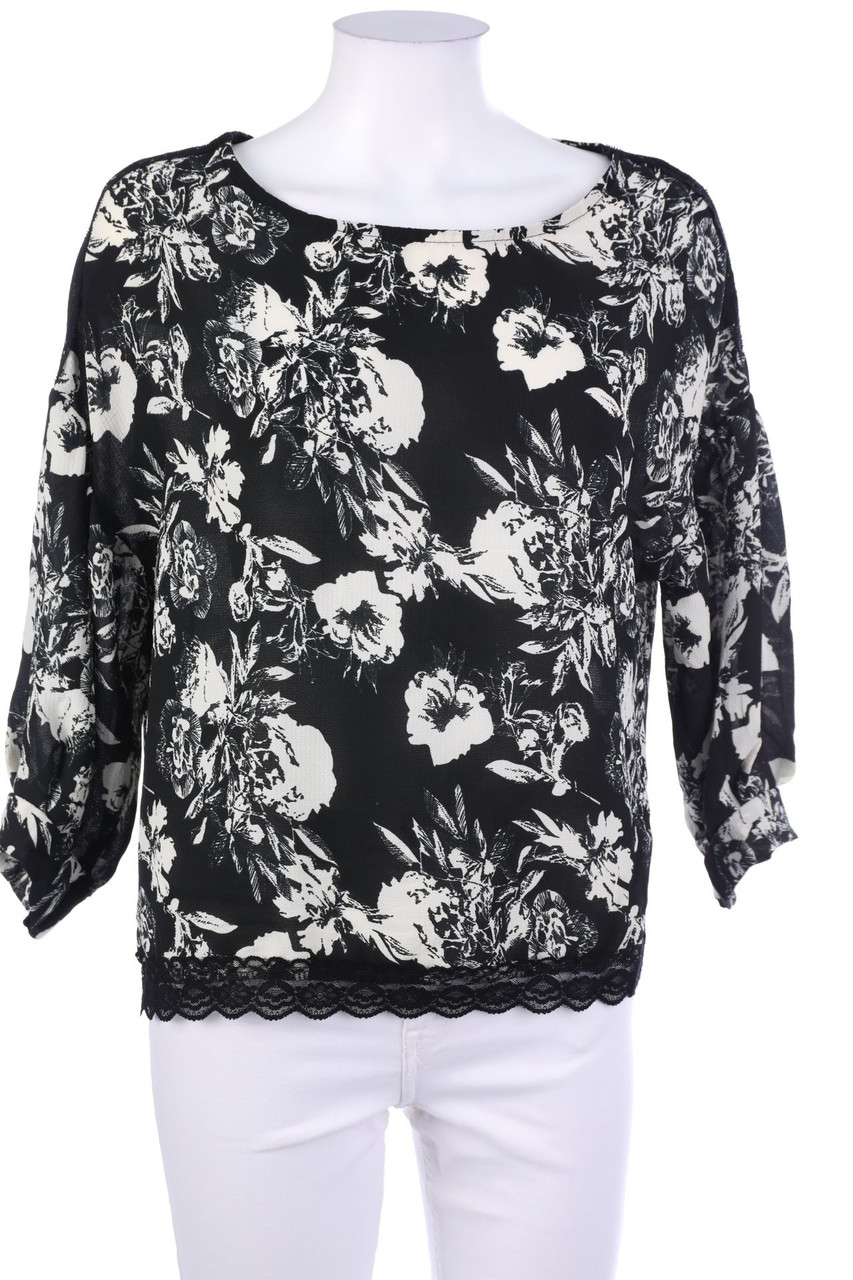 TODAY - Blouse with Flower Print - L
