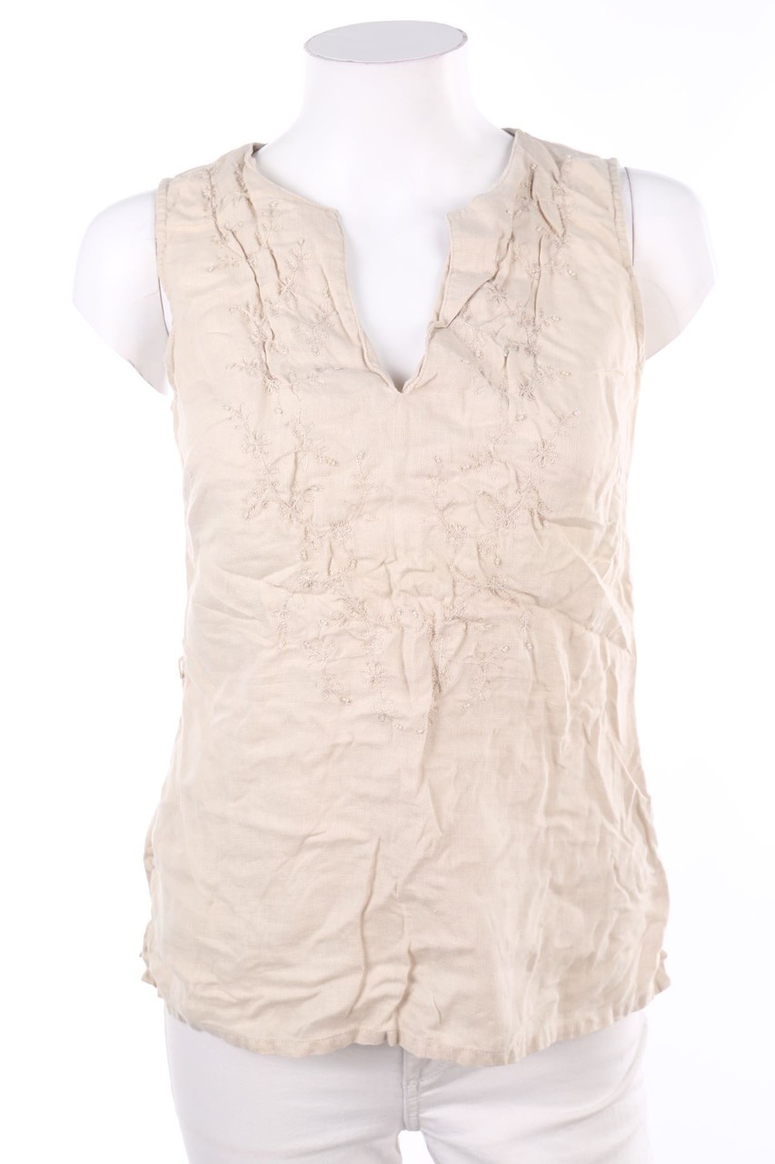 Xanaka - Linen Blouse with Embroideries - XS