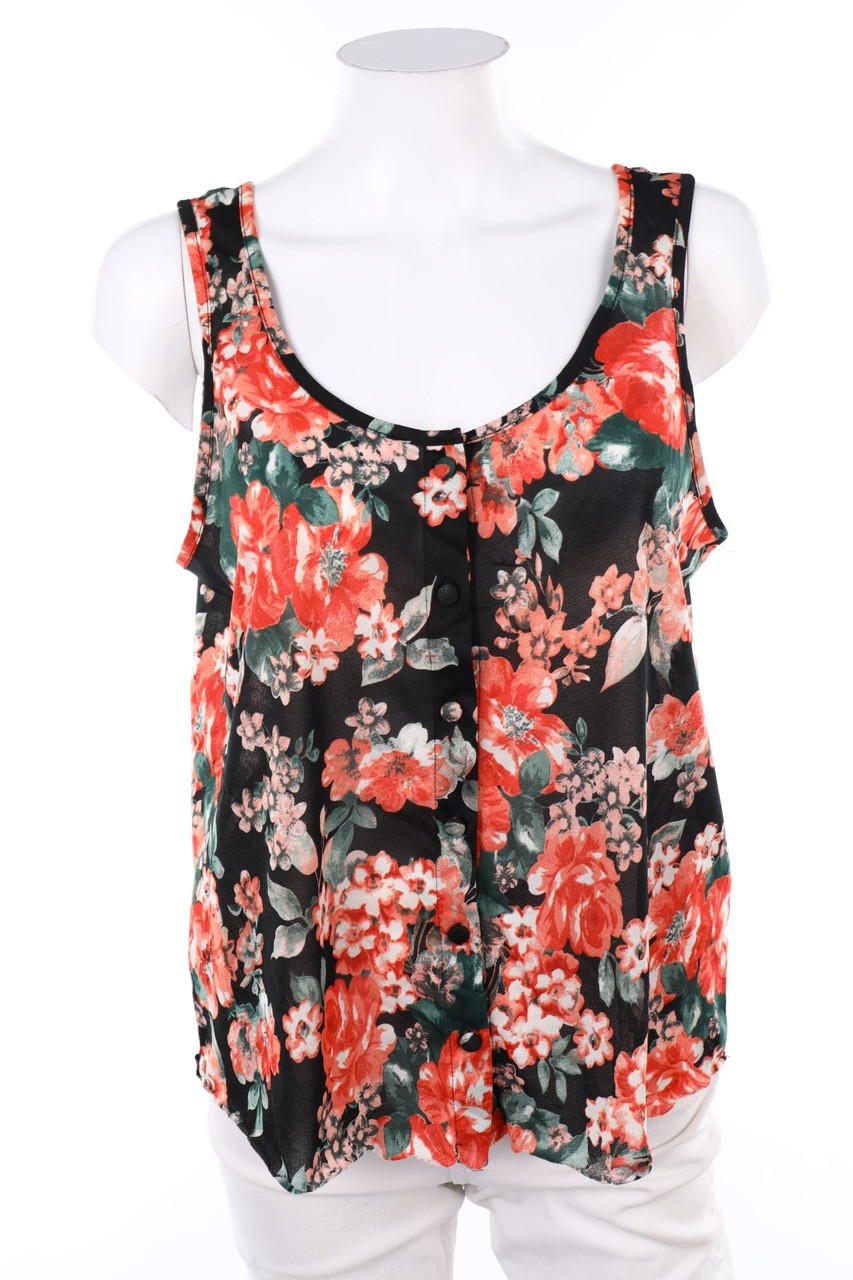 ONLY - Blusentop mit Blumen-Print - L