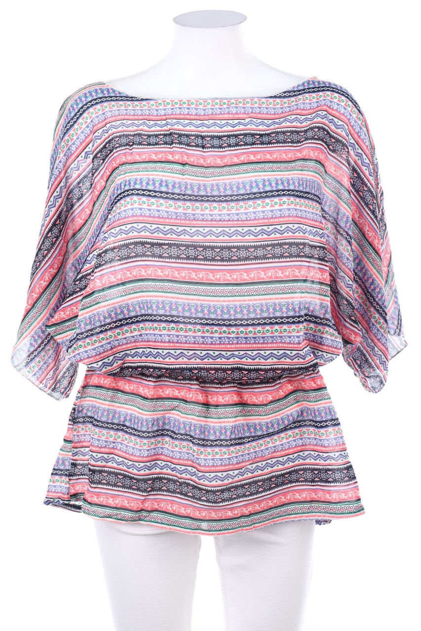 s.Oliver - Print-Blouse with Batwing Sleeves - L