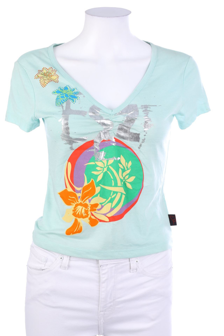 SECONDHAND - Shortsleeve-Shirt with Print - S