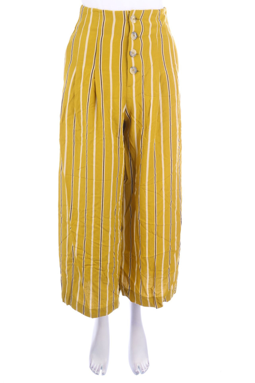 ZARA - High Waist-Culotte mit Streifen - XS