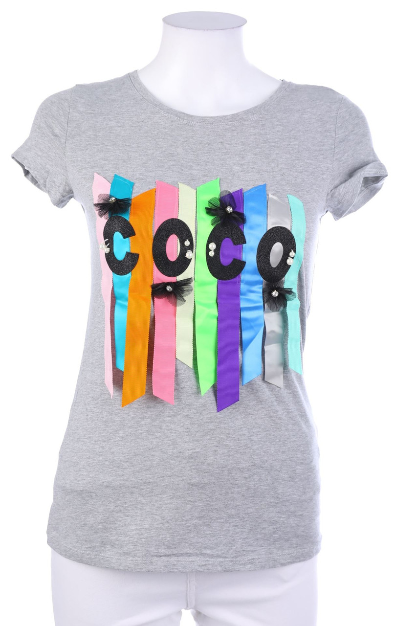 SECONDHAND - Shortsleeve-Shirt with Print - S