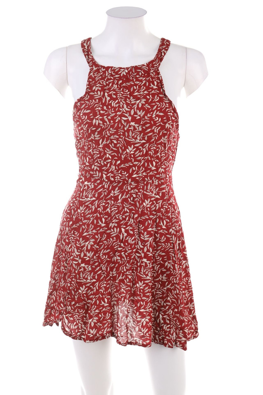 SECONDHAND - Summer-Mini-dress with Flower Print - S