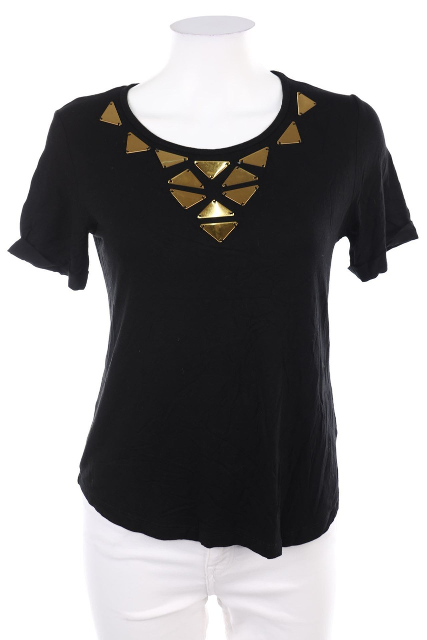 No Label - Shortsleeve-Shirt with Applications - M