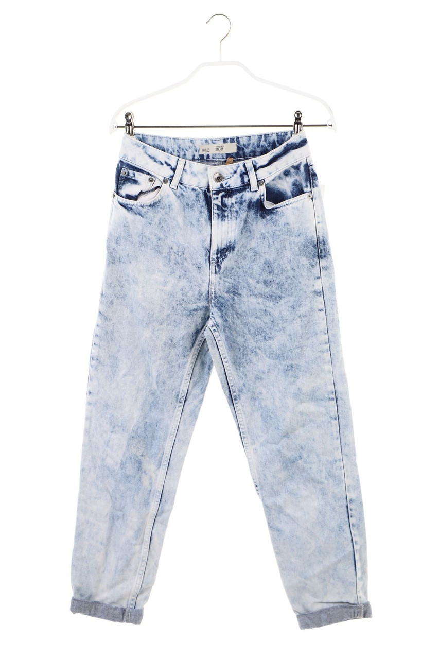 TOPSHOP Moto - Moonwashed-Mom-Jeans - W26