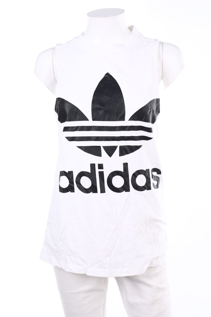 adidas - Cotton Top with Logo-Print - XXS