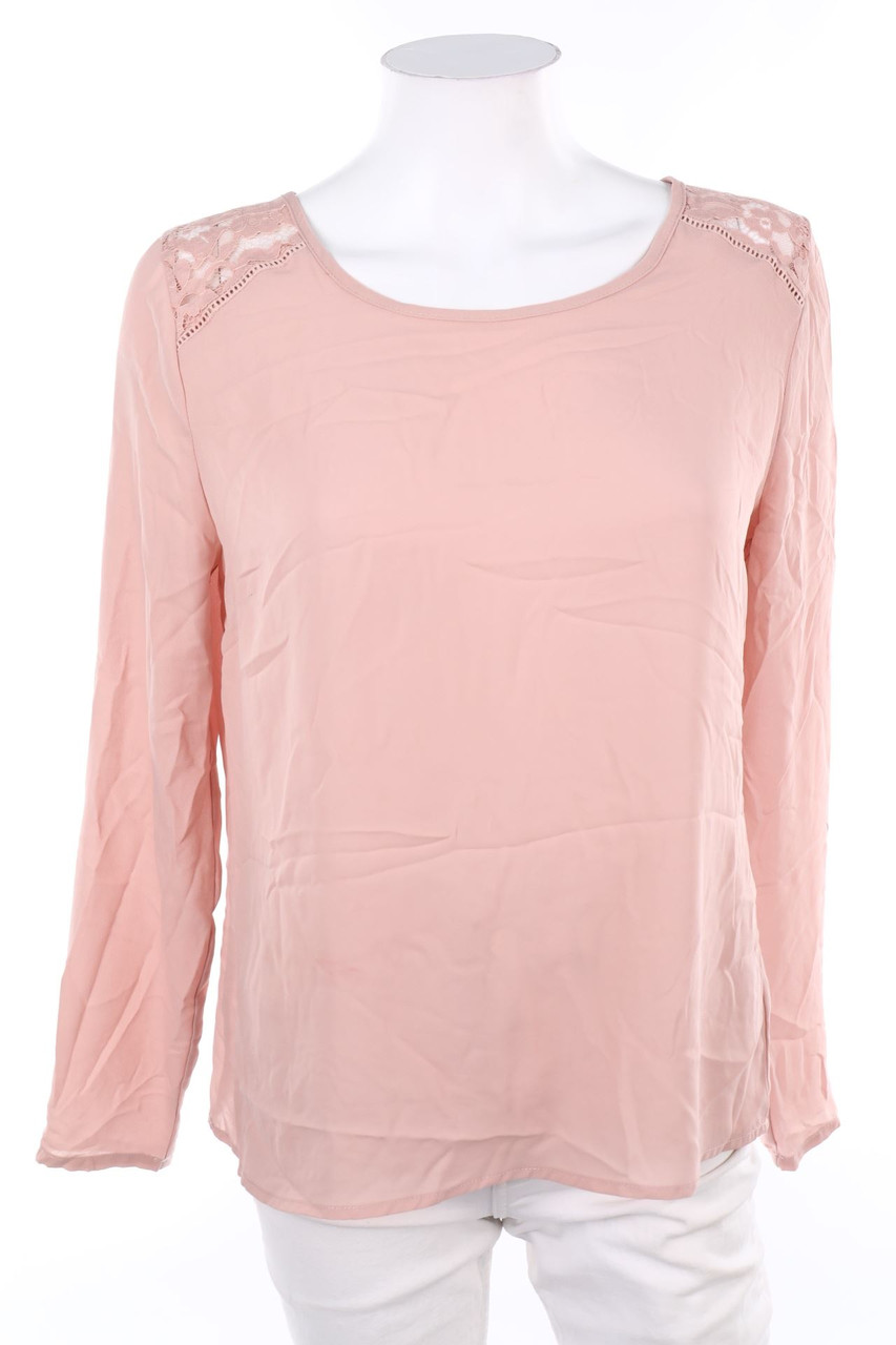 zebra - Blouse with Lace Insert - XS