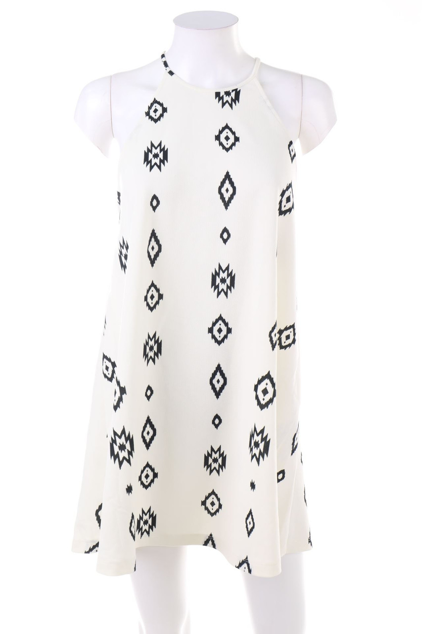 ZARA - Mini Dress with Pattern - S